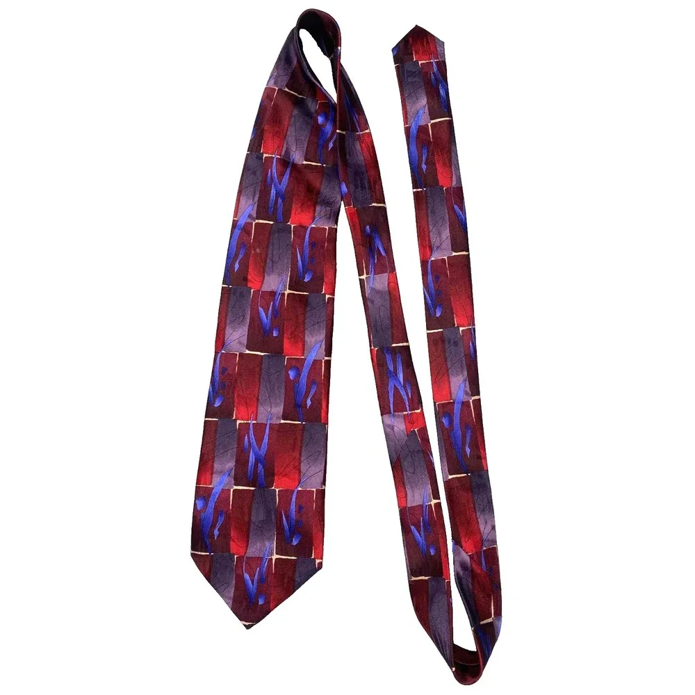 Vintage Jerry Garcia‎ neck tie Wetlands I Collection Thirty 100% silk preppy